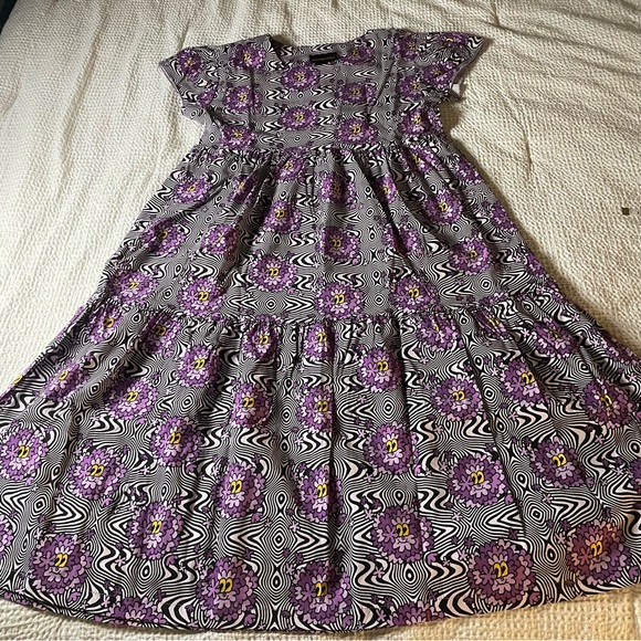 Nooworks midi dress in Haze print - Picture 2 of 6
